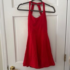 Halara Red Halter Dress